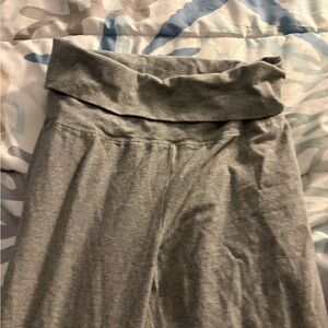 Aeropostale Heather Gray Fold-Over Pants